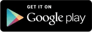 A black and white image of the google play store logo.