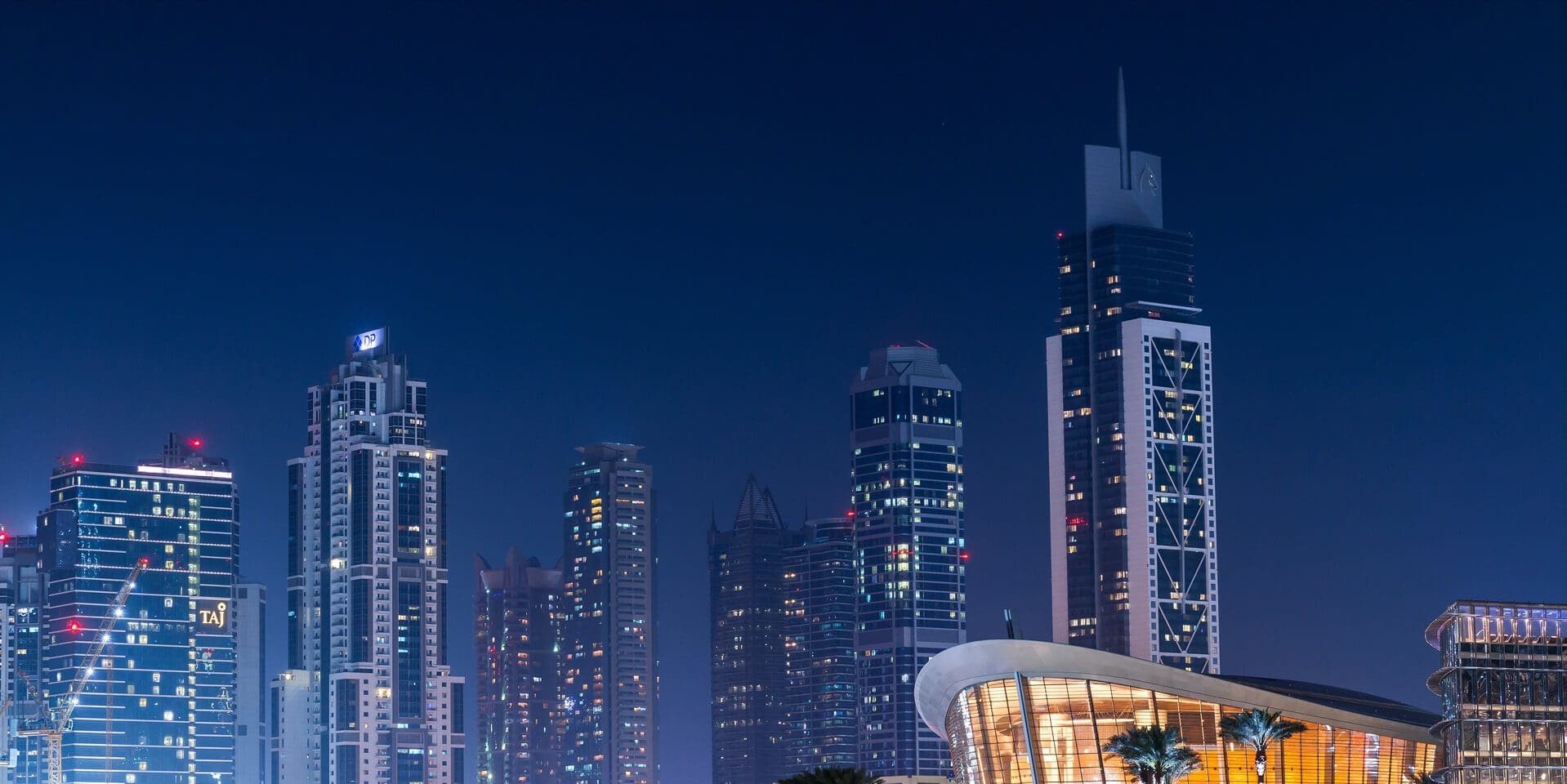 Night View of a City