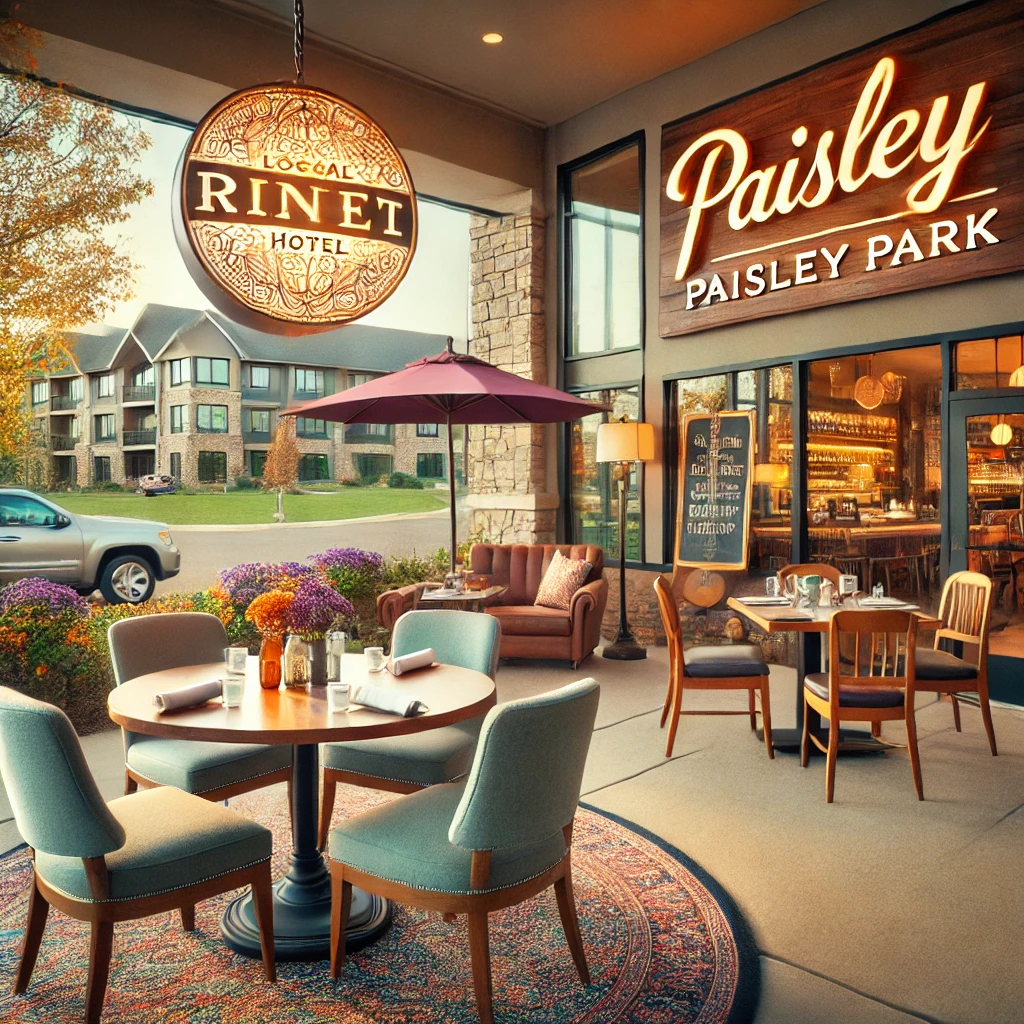 Charming local dining and hotel options in Chanhassen, Minnesota, near Paisley Park.